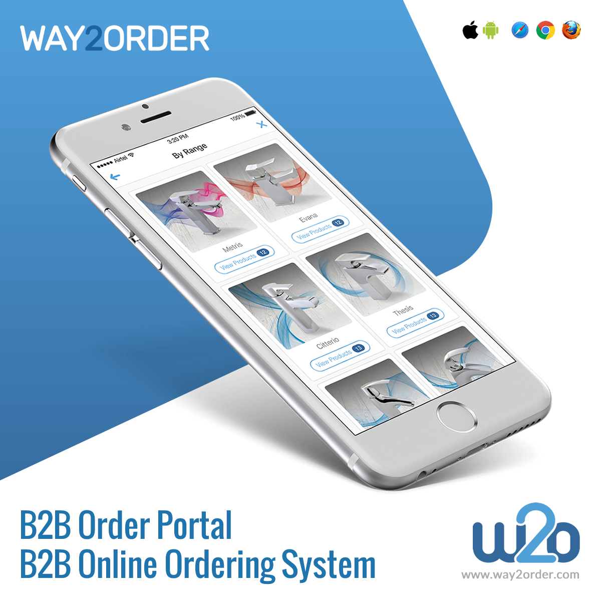 B2B Order Portal / Online Ordering System