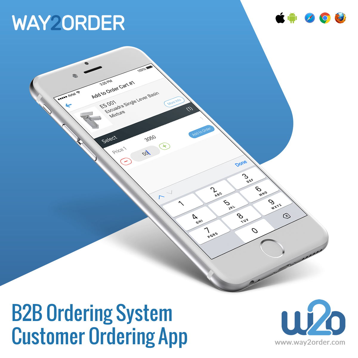 B2B Ordering System / Platform & Customer Ordering App