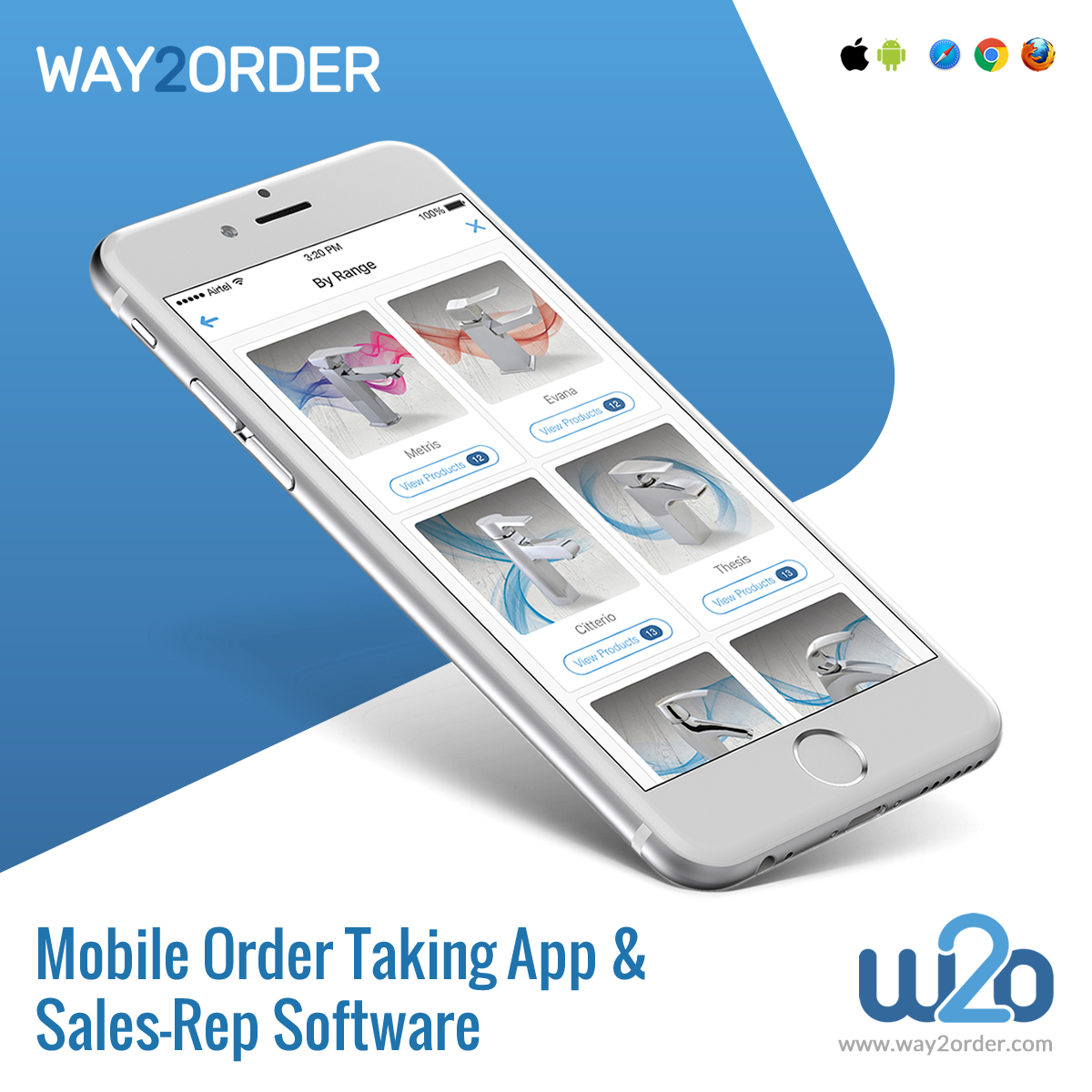 Mobile Order Taking App and Sales Rep Software