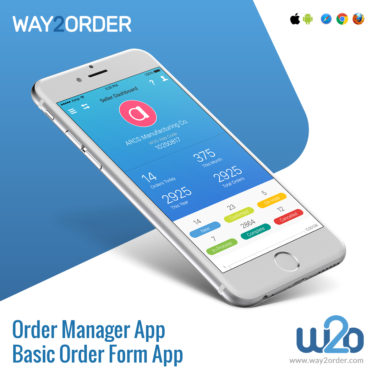 Order Manager App / Basic Order Form App