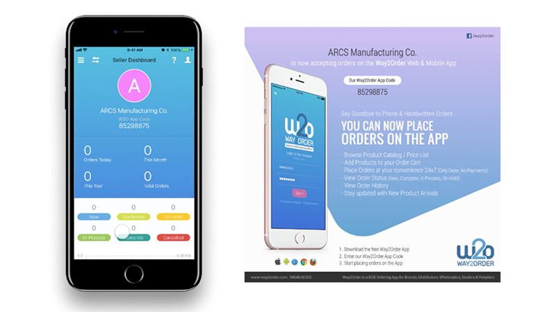 Sharing Your Way2Order App Code