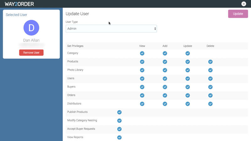 User Types & Privileges