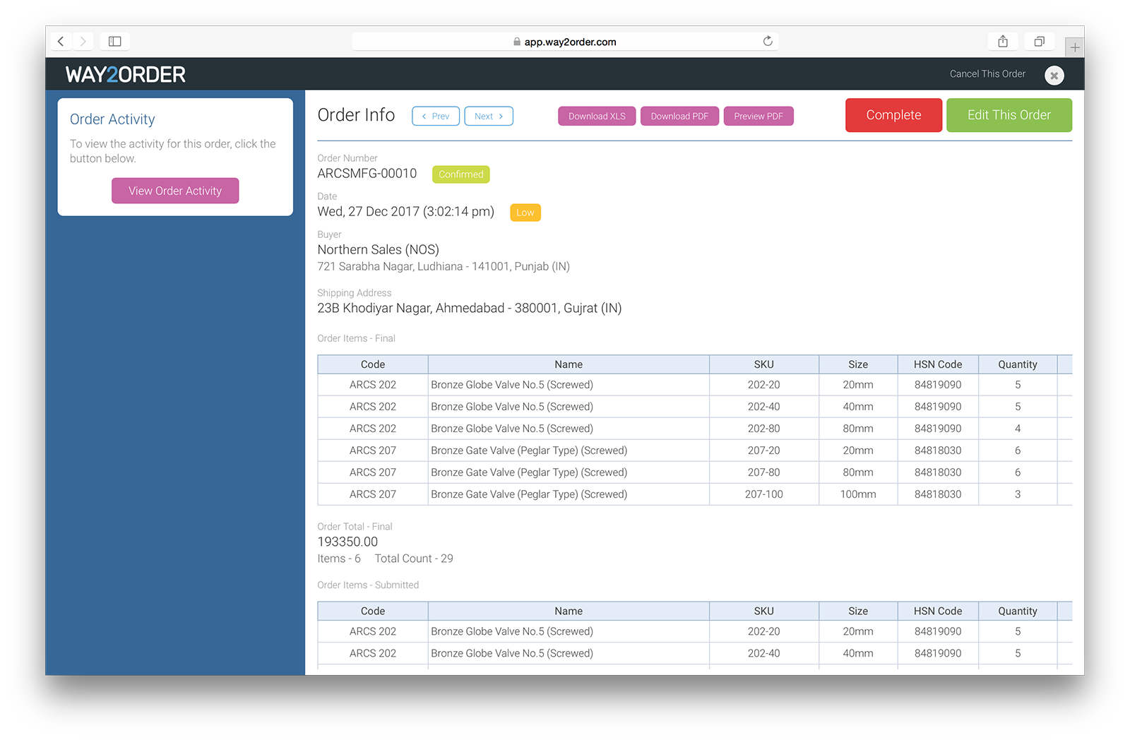 Way2Order App : Seamless B2B Ordering Platform